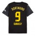 Maillot de foot Borussia Dortmund Serhou Guirassy #9 Extérieur vêtements 2024-25 Manches Courtes